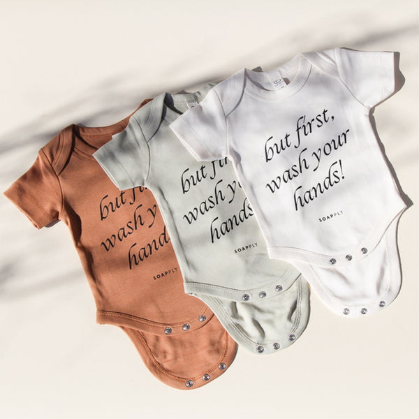 But First, Wash Your Hands Onesie